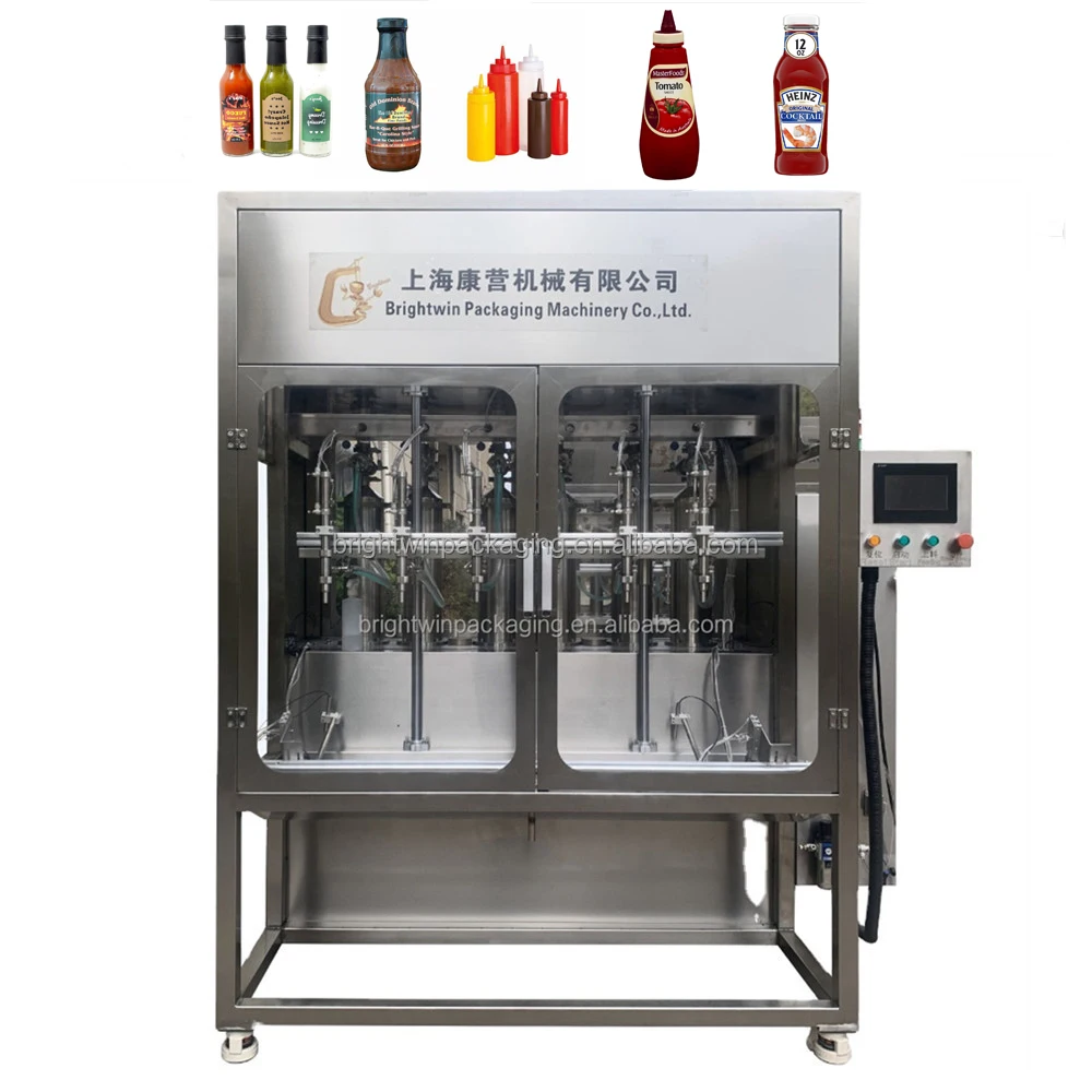 Factory Direct Sale Automatic Tabasco Sauce Filling Machine with Video
