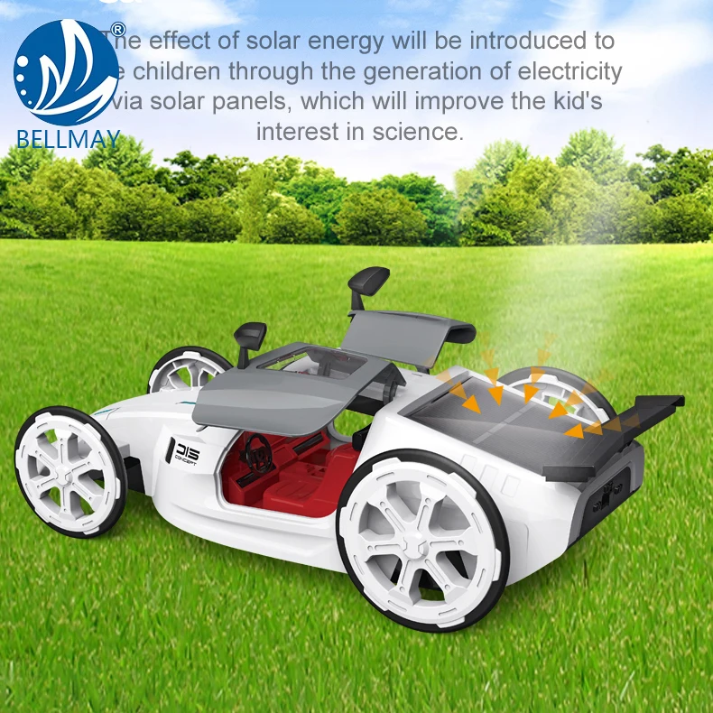 
 Детский развивающий автомобиль на солнечной батарее Bemay, игрушка «сделай сам» с питанием от солнечной энергии, набор для обучения научным экспериментам, для детей старше 6 лет  