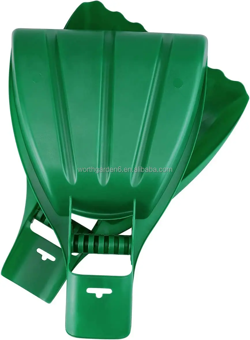 Efficient Garden Leaf Collection with Worth's Rake Grabber
