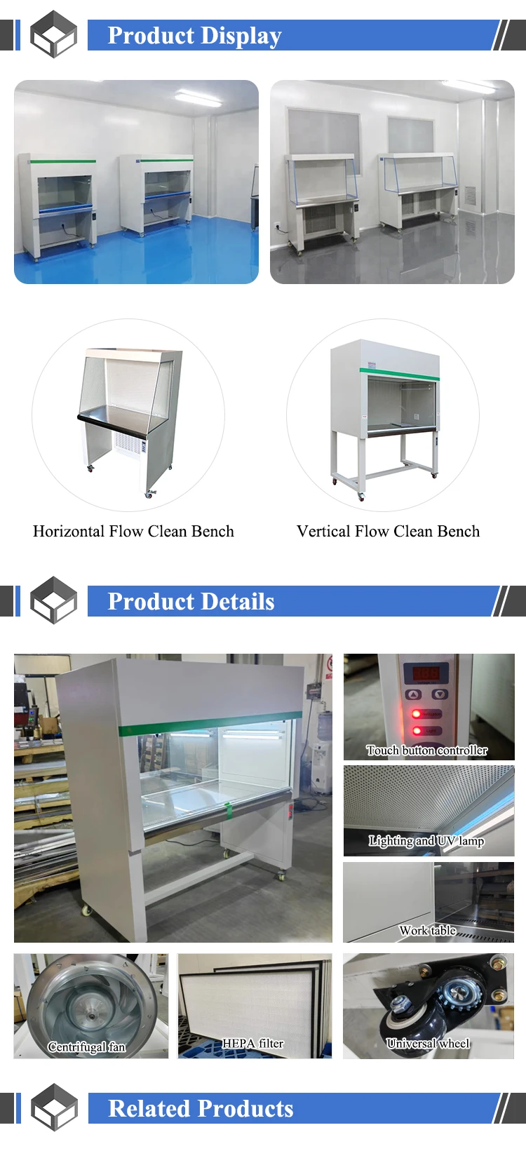 Ce Standard Class 100 Clean Room Laminar Flow Buy Laminar