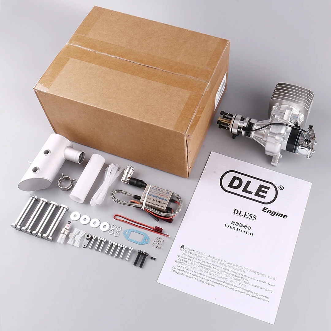 DLE 55 55CC Original GAS Engine for RC Airplane Model Hot Sell