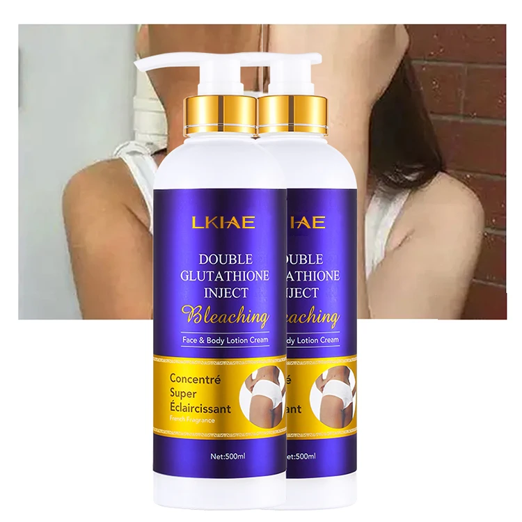 Oem Vegan Organic Vitamin C Whitening Brightening Remove Spots Moisturizing Fresh Scent Evening Body Lotion Private Label