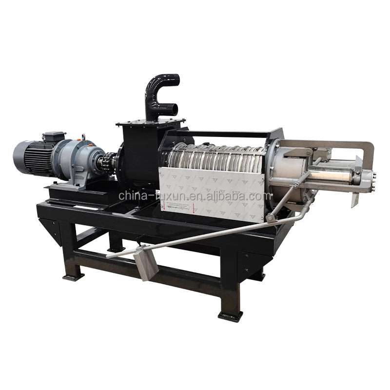 Animal Dung Solid Liquid Separator Cow Manure Solid Liquid Separator Pig Dung Manure Dehydration Squeezer