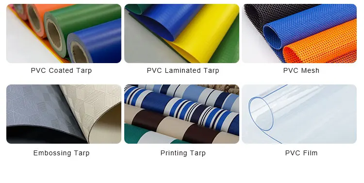 Waterproof 250d*250d PVC Coated Tarpaulins 14p Free Vinyl Material