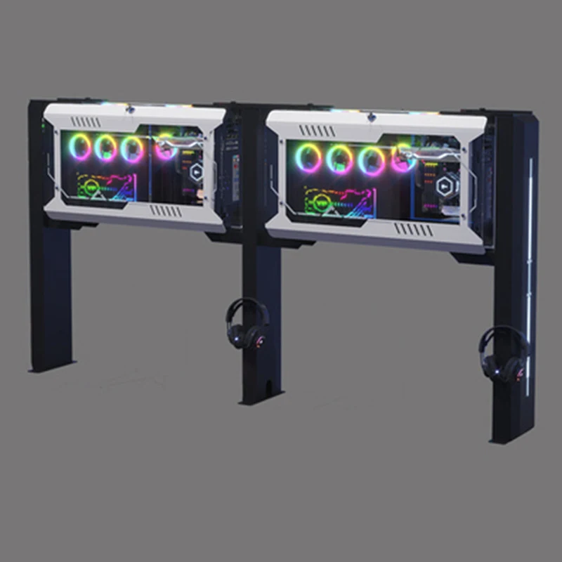 Factory OEM Custom Computer PC Case Gaming Cabinet RGB  LED Lights Gaming Computer Cases for Desktop
