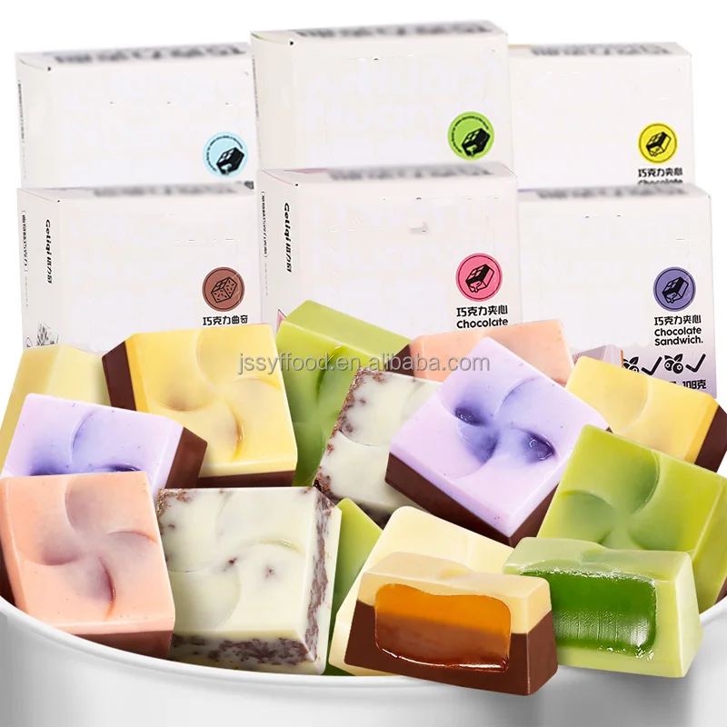 Manufacturer Wholesale Haccp Halal Matcha Milk Chocolate Gummy Candy