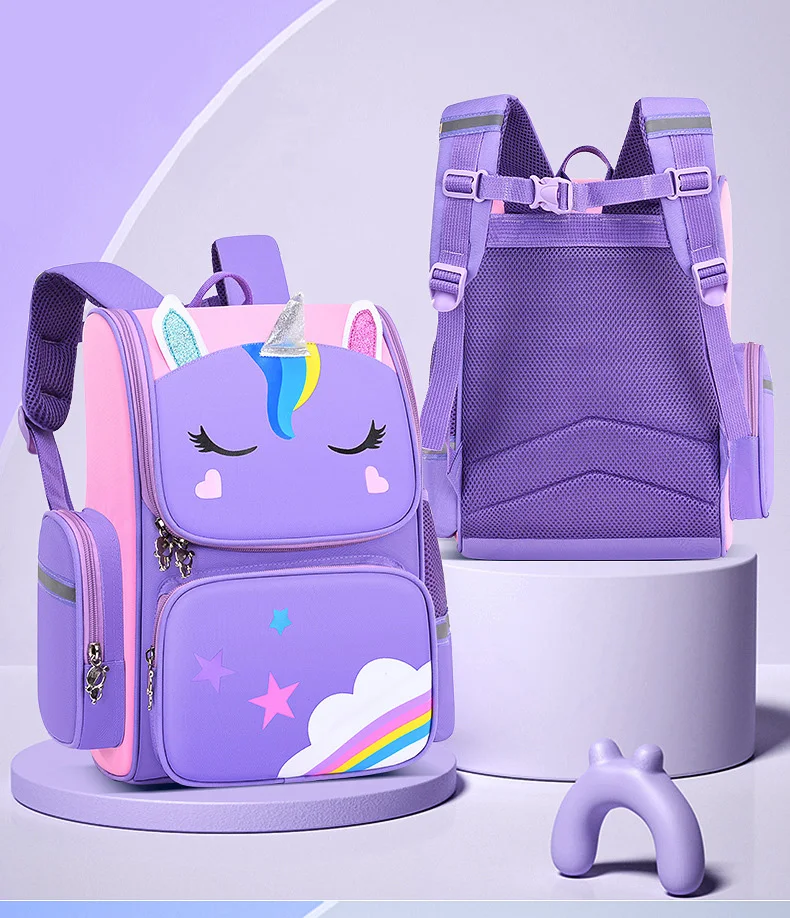 Cute Girls School Bags Children Primary School Backpack Satchel Kids Book Bag Princess Schoolbag