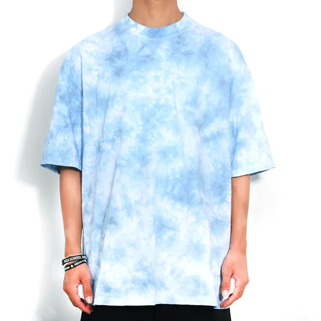Ins Trend Tie-dye T-shirt Youth T-shirt Casual Short-sleeved Popular T-shirt