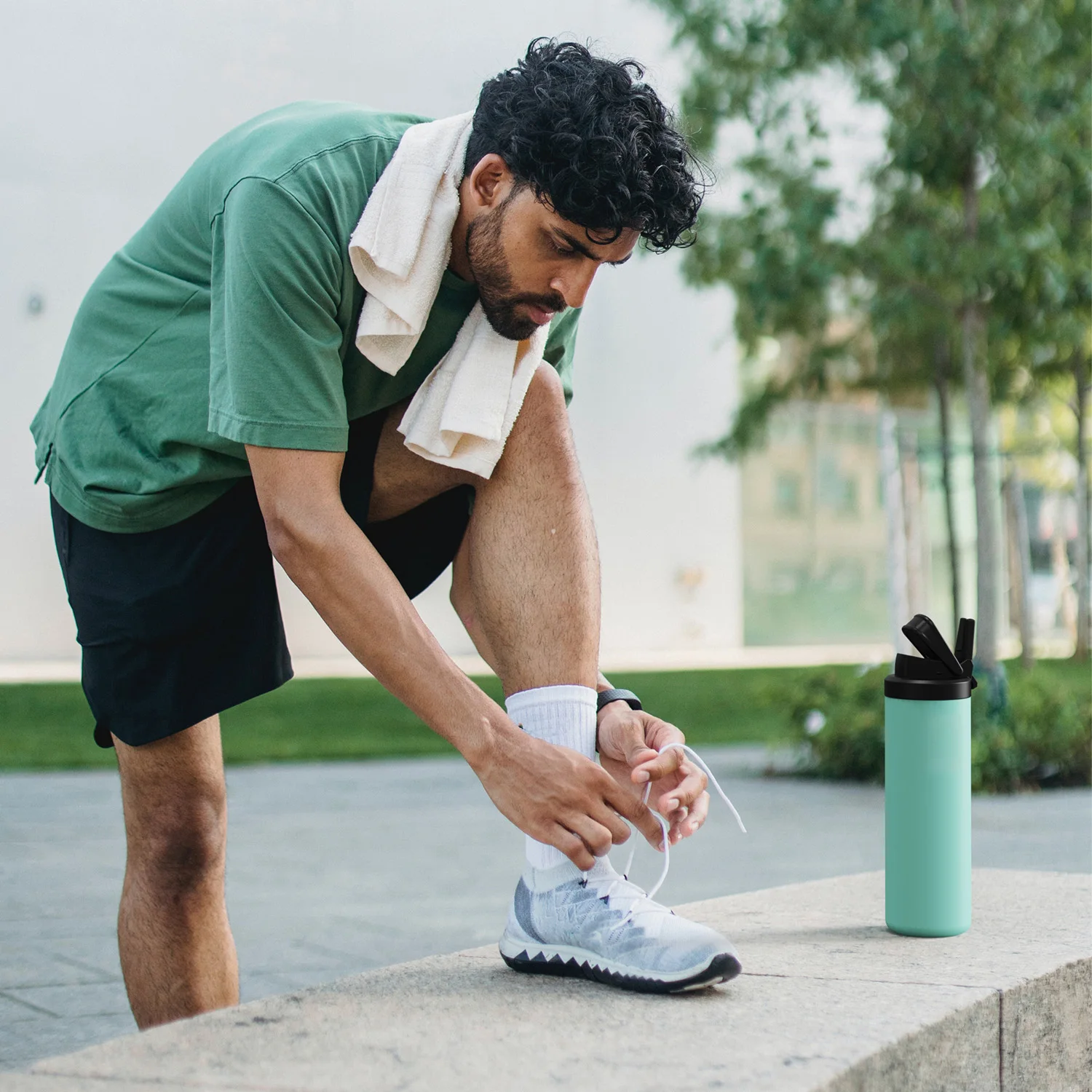 Можно мыть в посудомоечной машине 20oz 32 унций колба из нержавеющей стали с двойными стенками вакуумной изоляцией Спортивная бутылка для воды