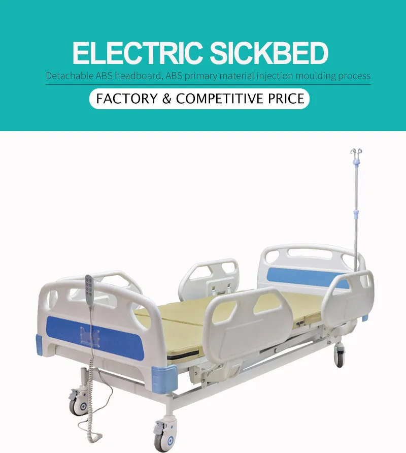 Orpnbe30 Classic Hospital Bed 3 Function Electric Medical Hospital Bed