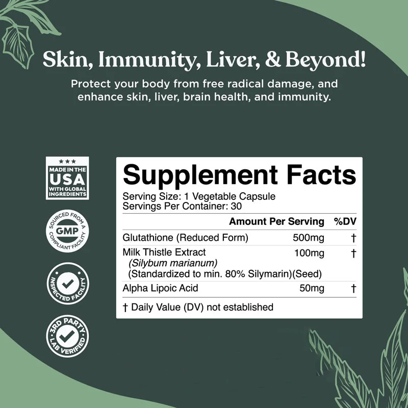 Relumins High Quality 5000mg L-Glutathione Soft Gel Capsules Halal Herbal  Supplements for Adult Skin Care Supports 2 Years| Alibaba.com