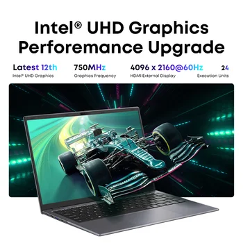 CHUWI-Laptop GemiBook XPro ノートブック Windows 11、Intel N100