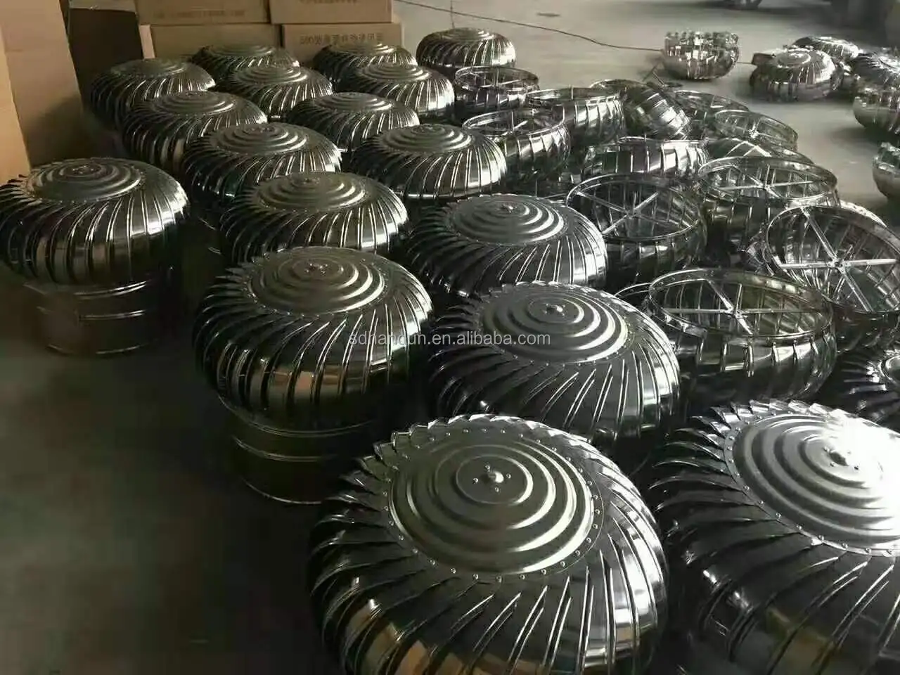Natural Wind-driven Roof Fan, 500mm, Stainless, Steel - detail 22