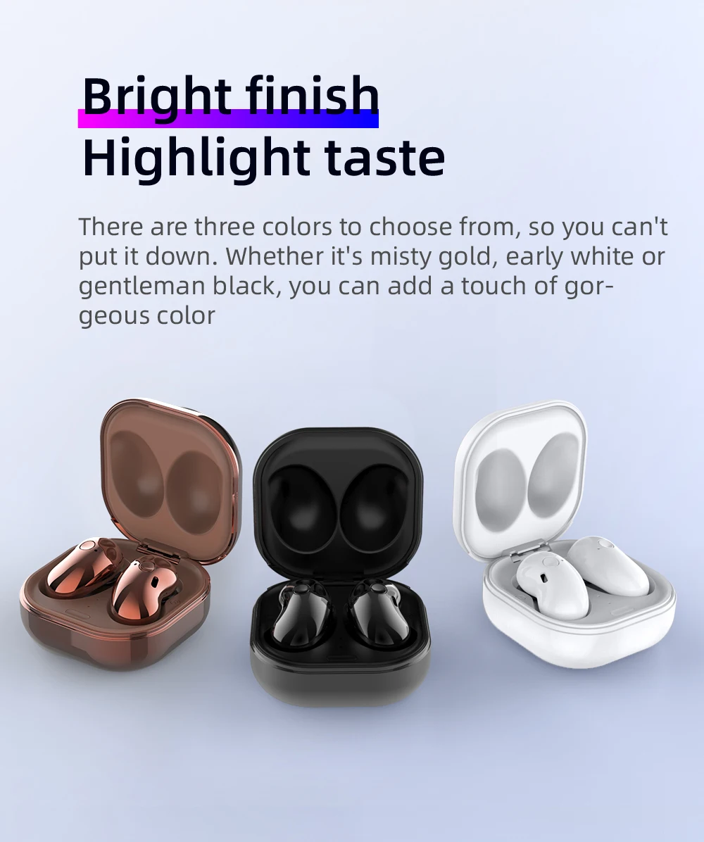 Stereo Waterproof Wireless BT Gold tws True Sports Wireless Fone De Ouvido Earbuds Earphones S6 for Samsung Buds Live S6 tws - ANKUX.COM