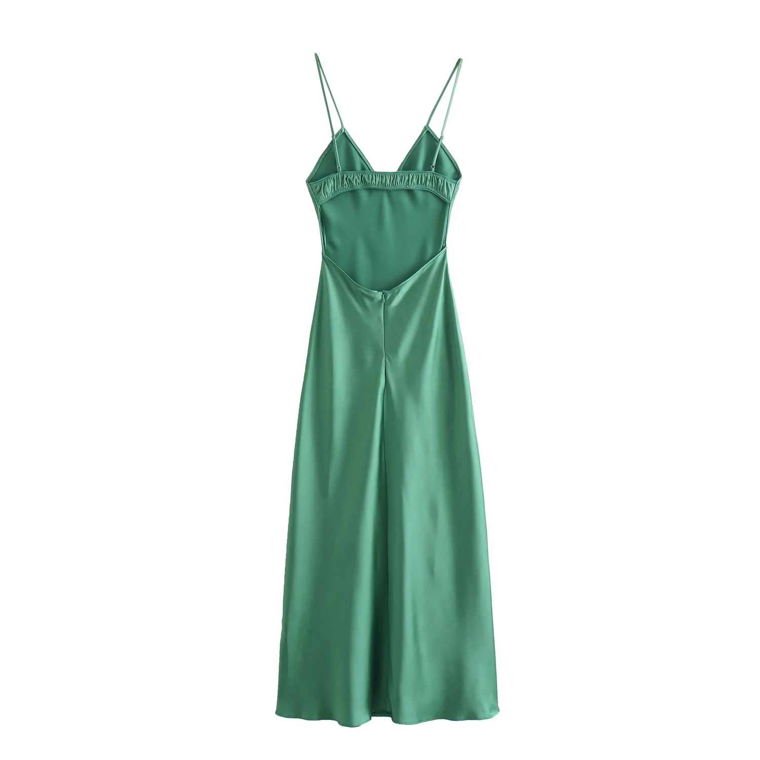 chinese dress ladies Women's 2025 Casual Cami Slip Dress Solid Maxi Cami Dress Long Dress Coffee  at Amazon Women's Clothing store main image 0