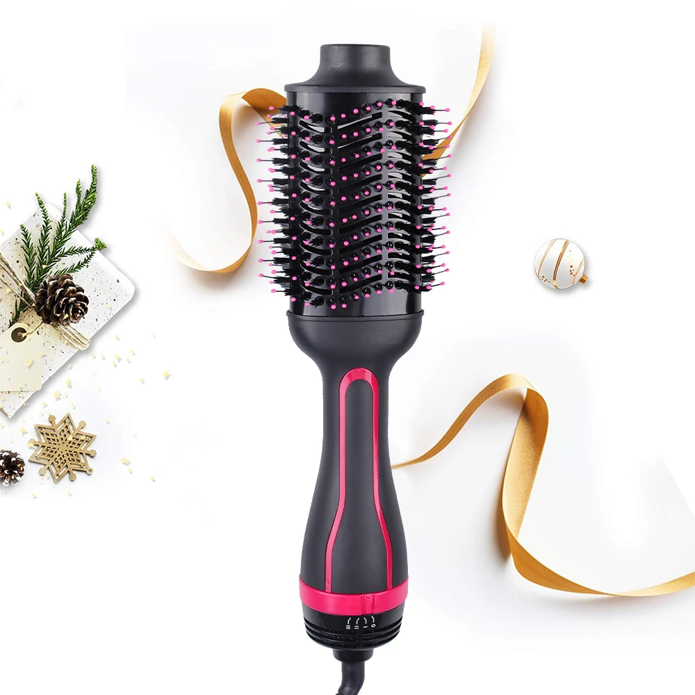 Salon Hot Air Blow Dryer Brush Professional Straightener Comb Electric Hair Blow Dryer Brush