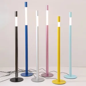 2026 Italian Designer Modern LED E27 Retractable Floor Lamp Touch Control Adjustable Height Bedroom Living Room Metal