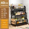 40CM noir 3 couches -4 accessoires