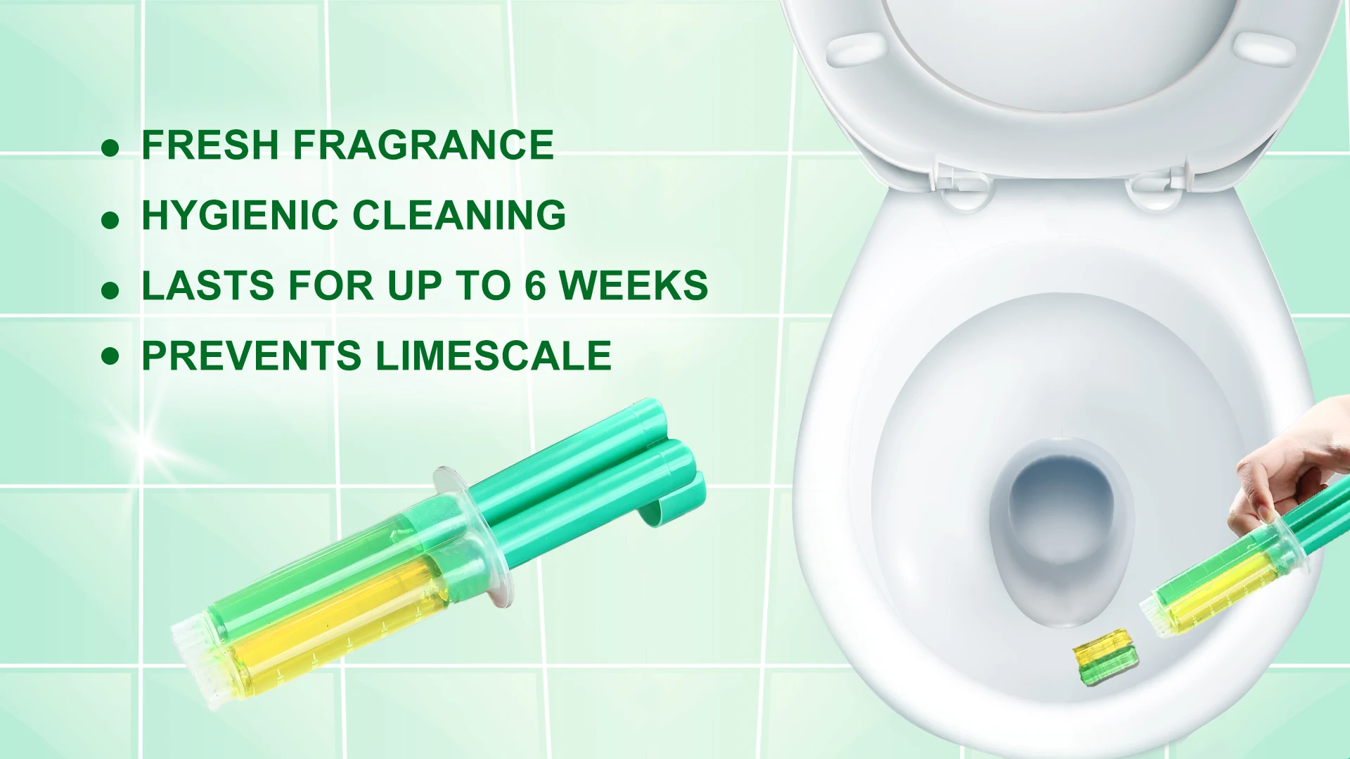 36ml Toilet Bowl Cleaning Gel Flower Shape Natural Fragrance Toilet