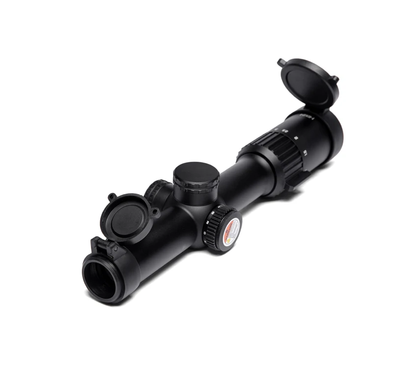 IP67 Waterproof Shockproof 1000G Tactical Hunting Scope with BDC-B1 Prism Reticule HD 1-6x24IR LPVO Made of Aluminum