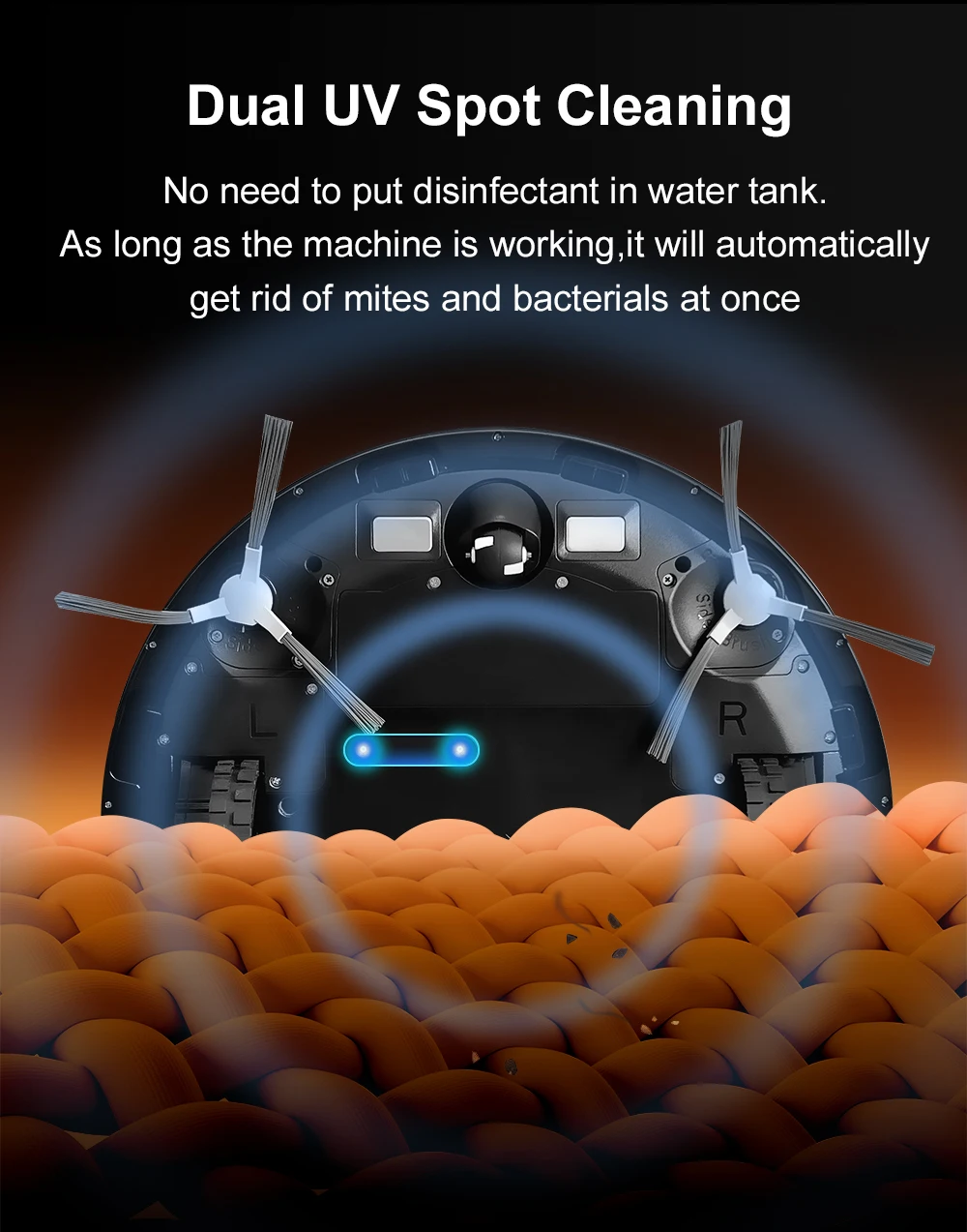 ABIR K30 Robotic Vacuum Cleaner Wet Dry with Laser Scanning