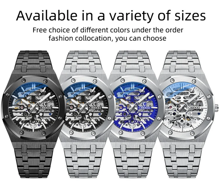 CHENXI 8848 Men's Watch - Luxury Automatic Skeleton Watch