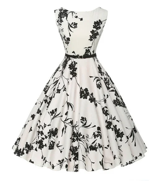 floral vintage prom dress