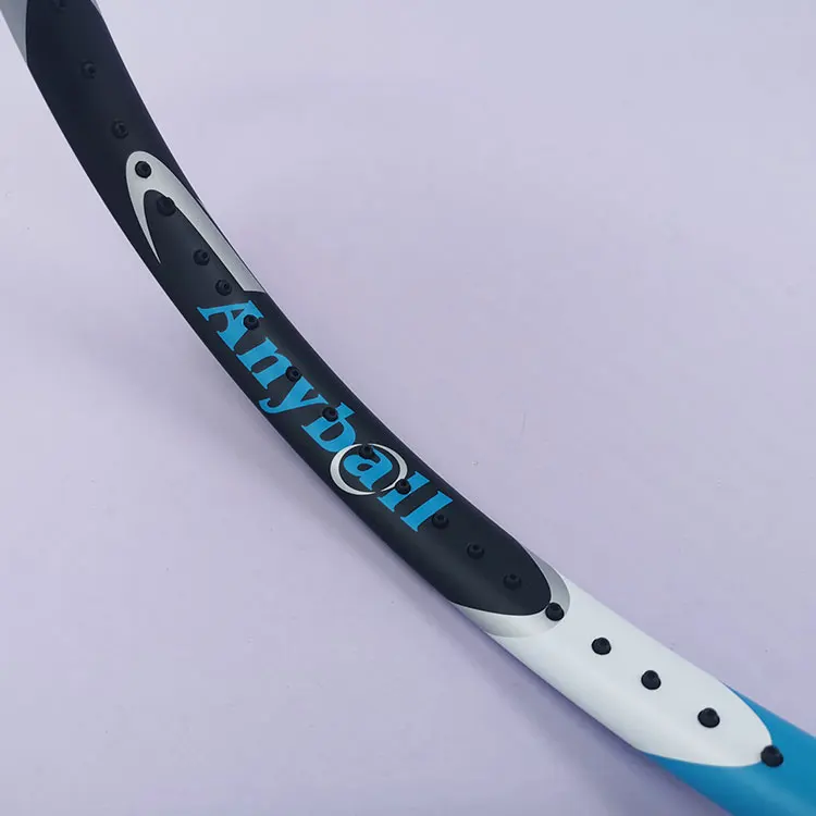 Hot Selling Training Lightweight Good Elasticity Professional Tennis Rackets Full Carbon Graphite Tennis Racquet factory