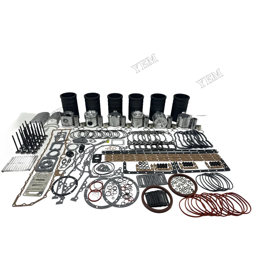 Overhaul Kit With Valves Fit for Mitsubishi S6A3 Engine 5