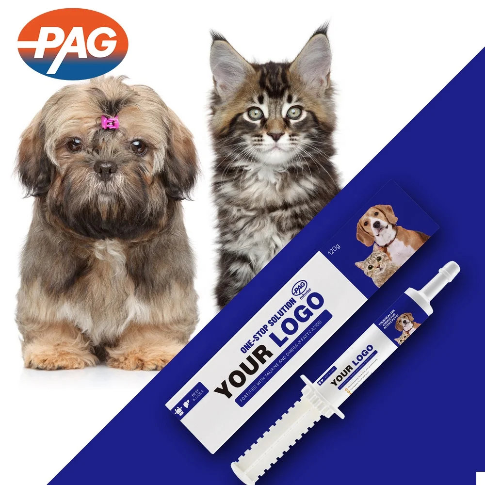 Cat Dog Snack Taurine Omega 3 Healthy Cell Protection Paste Mineral