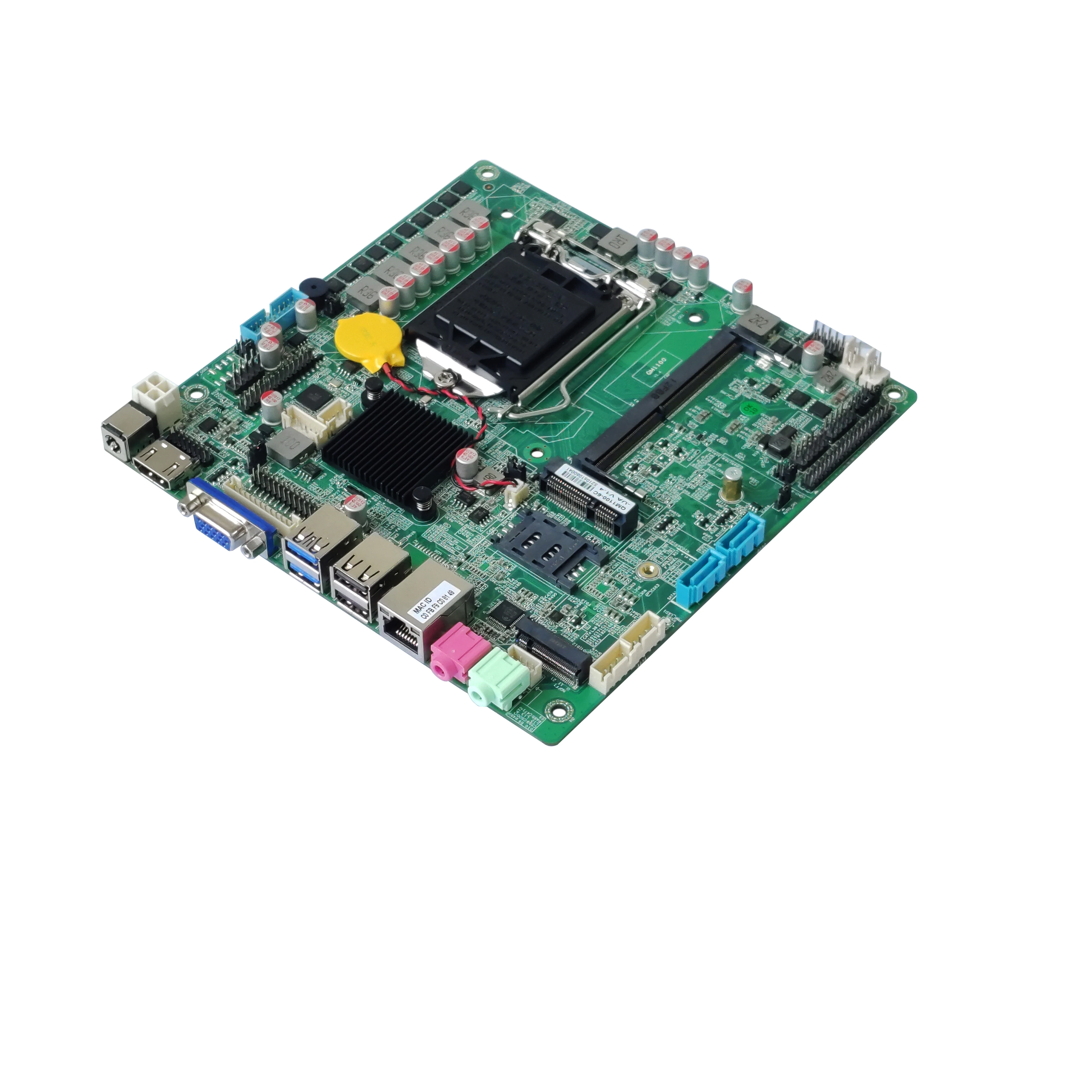 Carte mère ITX H110 Carte mère H110 ITX pour PC de bureau, carte mère