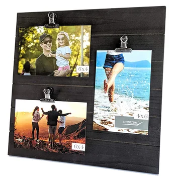 Wholesale High Quality Photo Display Board Wall Hanger Frame Decorative Picture Photo Frame Tabletop Photo Collage With clip
