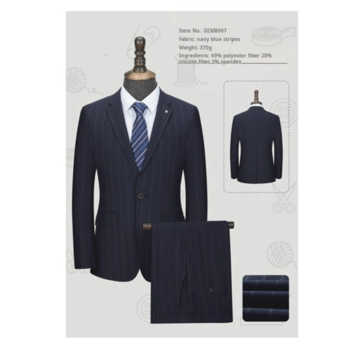 High-end fashion men's business wedding suit