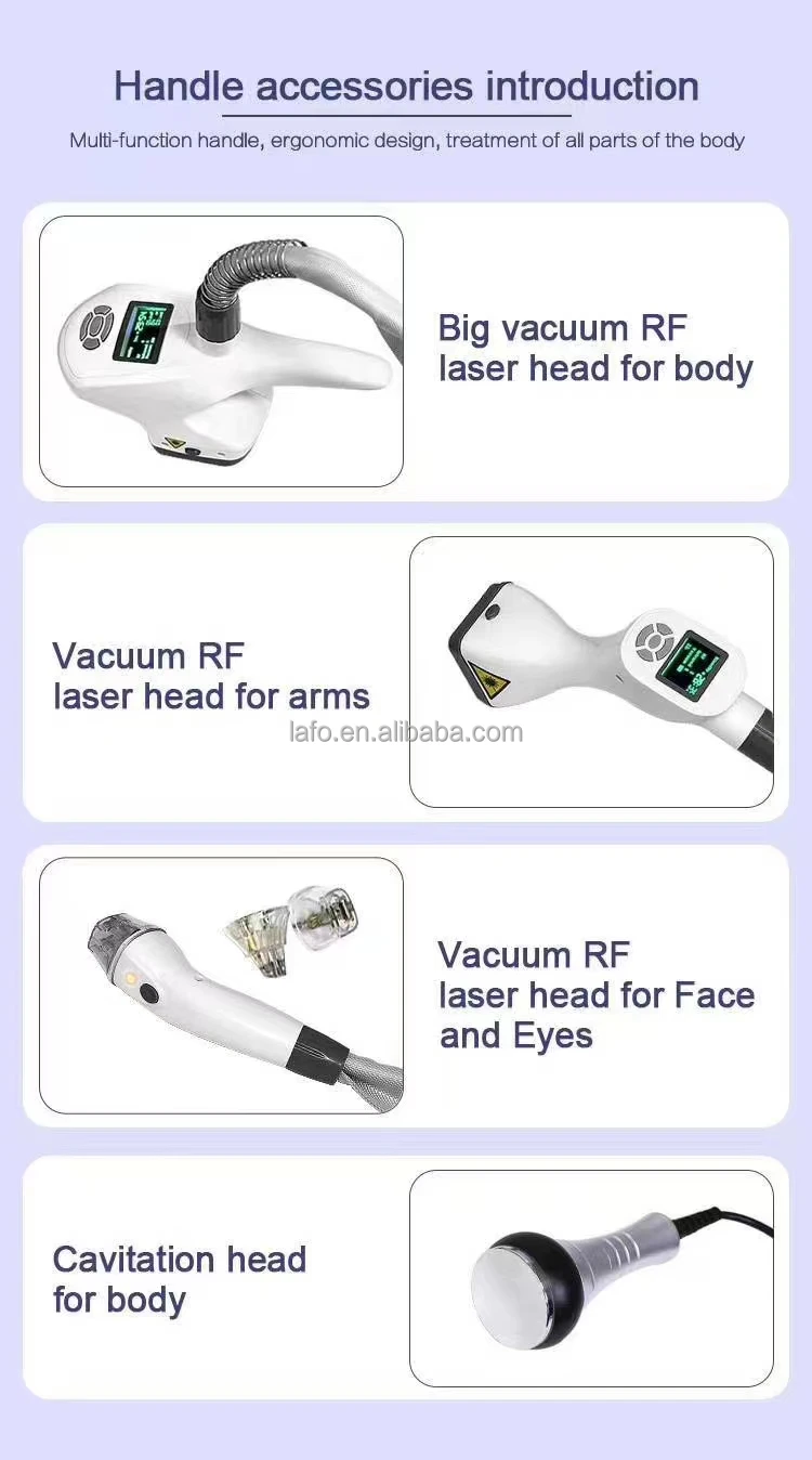 5 in 1 Infrared Laser Vacuum Rf roller body slimming machine skin tighten weight loss face lifting CE approved
