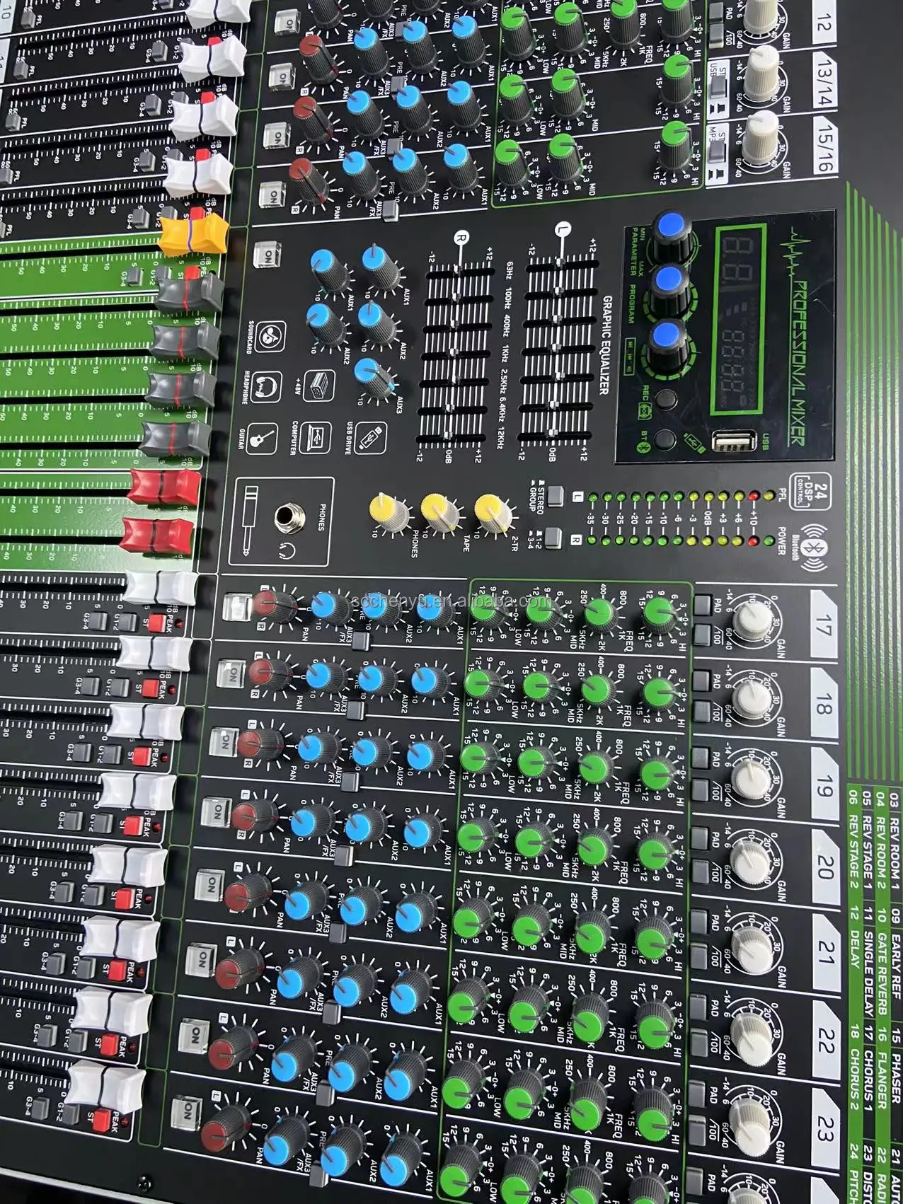 Professional Mixer Console 24 Channels Audio Mixer - Buy Professional ...