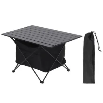 Outdoor Portable Foldable Beer Pong Aluminium Folding Table Adjustable Picnic Camping Table
