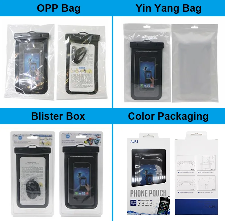 Waterproof Cell Phone Bags Dry Travelling Custom Cellphone Pouch Outdoor Mobile Phone Plastic