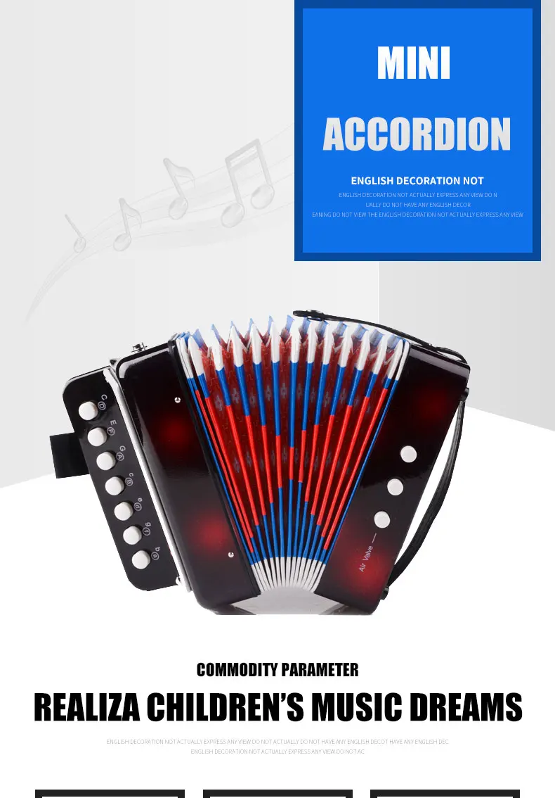 7 Key 2 Bass Mini And Cheap Button Accordion For Little Children For Sale -  Buy Cheap Accordion,Button Accordion,Mini Accordion Product on 