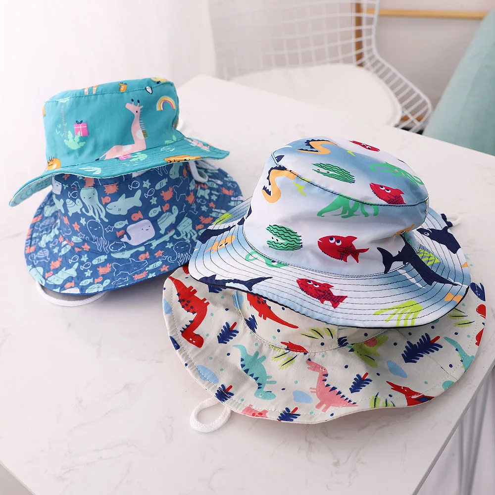 Bucket Hat- Children Blue 2-4yrs