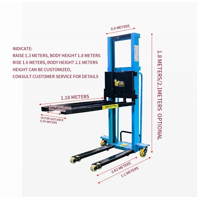 1 Ton 1.1meters Total Height 1.6 Meters Electric Self-loading Portable ...