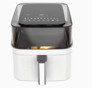 8L Smart Air Fryer Multi-Function Electric Digital Control Oil-Free Classic Style Square Shape for Household Use