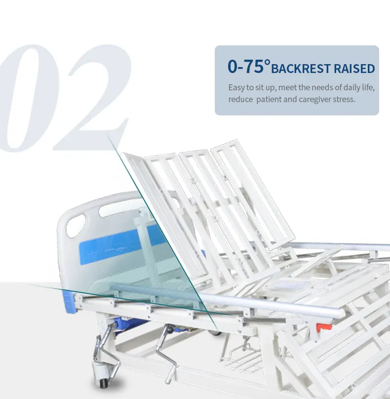 Adjustable Healthcare Bed For Stroke Patients Wheel Medical Hospital