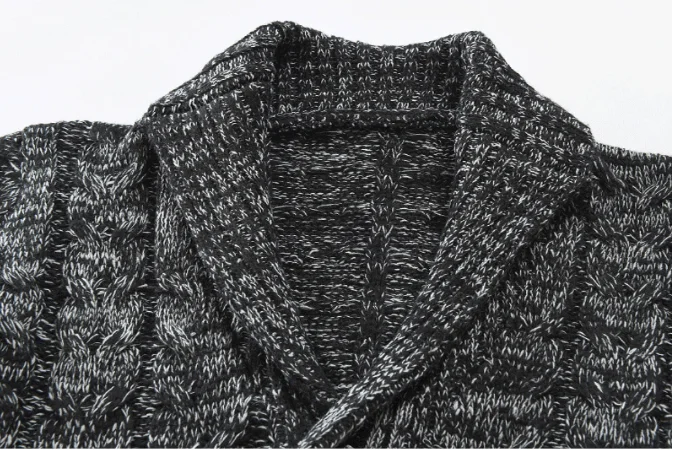 Acrylic Vintage Faashion Male Knitted Sweater Cardigan Wear Long Sleeve Wholesale Stylish Men Standard Wool Pullover Competitive