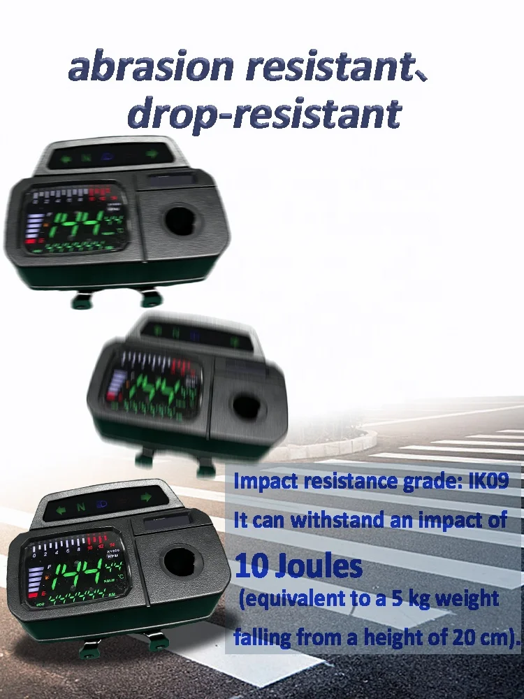 OEM/ODM Bike Accessories Motorcycle Speedometer Digital Odometer Moto Tachometer for Tvs Suzuki Ax100
