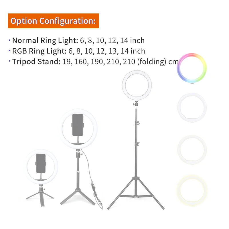 Ring Light,18inch Ring Light With Stand And Phone Holder,Makeup Led