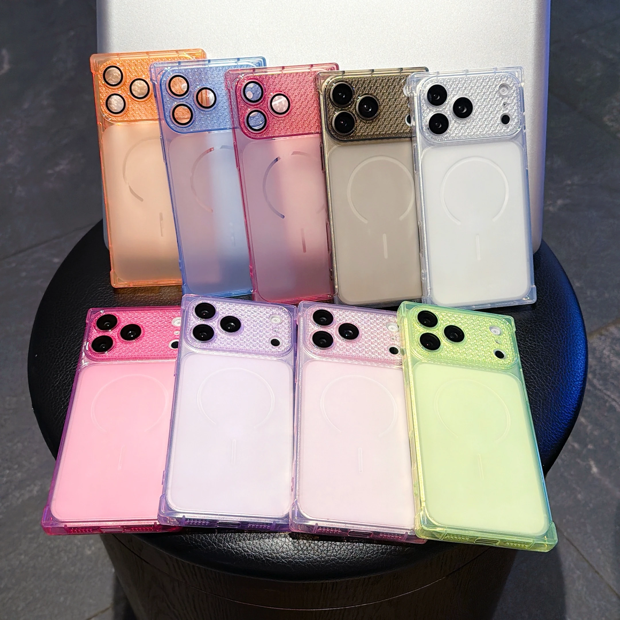 Skin-friendly Semi-transparent Straight Edge Phone Case Anti-drop Cover for iPhone 17 Pro Max 16 15 14 13 12 11 Skin-friendly Semi-transparent Straight Edge Phone Case Anti-drop Cover for iPhone 17 Pro Max 16 15 14 13 12 11