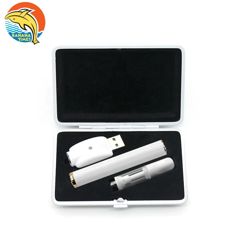 USA Lab Approved 530mah no button 510 pen battery Custom packaging automatic 12mm  vape battery cbd oil