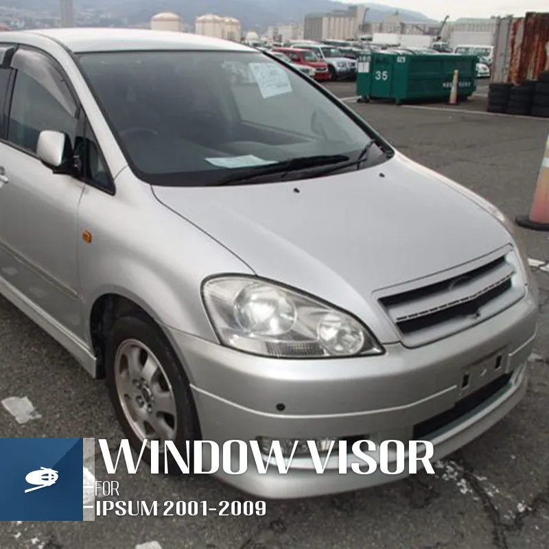 MOSUN Window Visor for TOYOTA IPSUM 2001-2009 Auto Vent Visor Weather Shield Deflector Wind Breaker Rain Guard