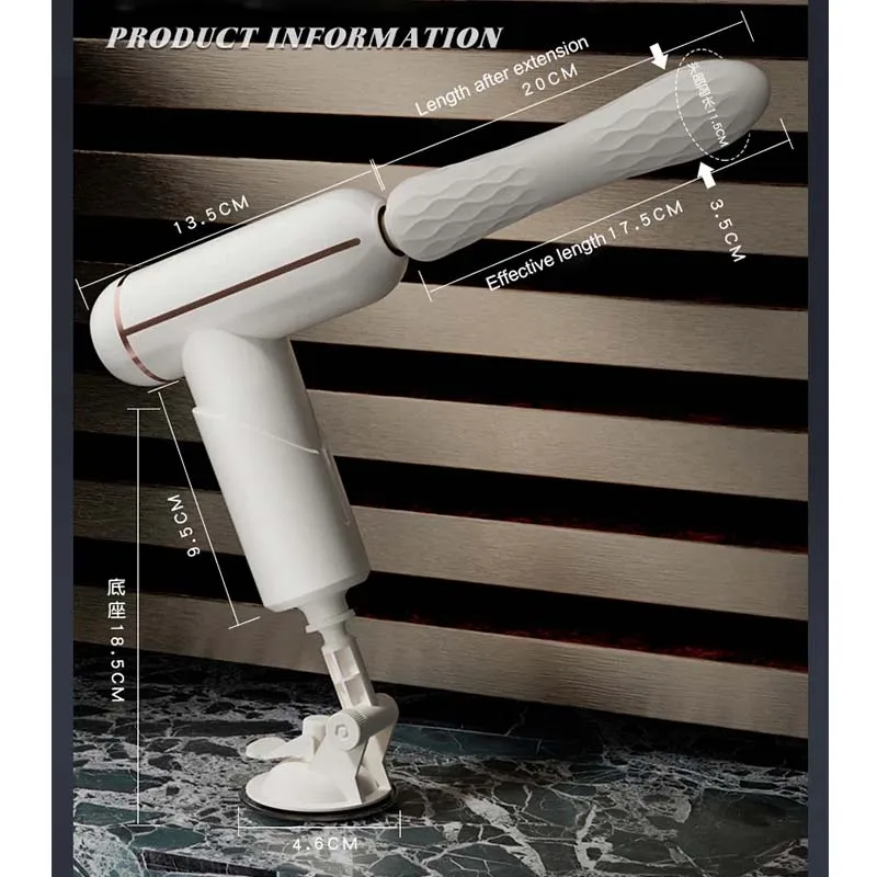 Women's Telescopic Automatic Vibrator Sex Machine Thrusting Retractable Vaginal Toy Vibrating Dildo Toy
