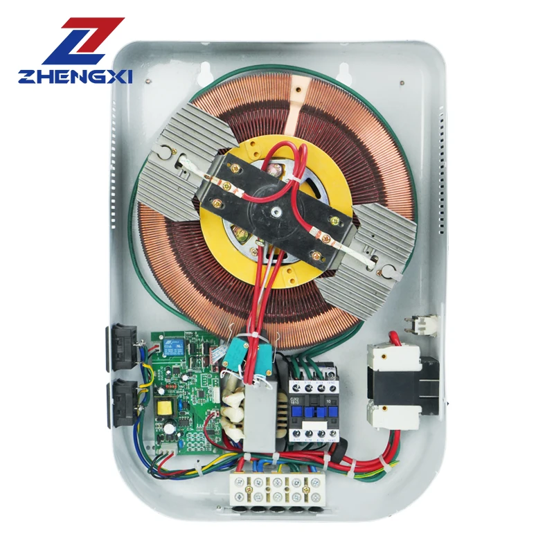 Wall Mounted Single Phase Input 80V-260V Output 220v Motor Servo Stabilizer 5kva 10kva Automatic Voltage Regulators Stabilizers